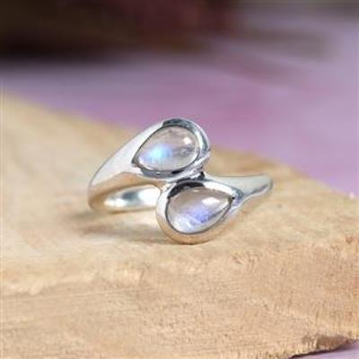 Buy Wholesale Sterling Silver Moonstone Rings by Akrati Jewels Inc
